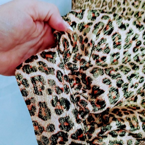 ZARA Dress Metallic Leopard Unique - Picture 5 of 5